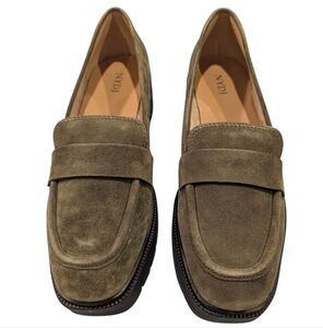 NYDJ Green Loafer Shoes 9.5